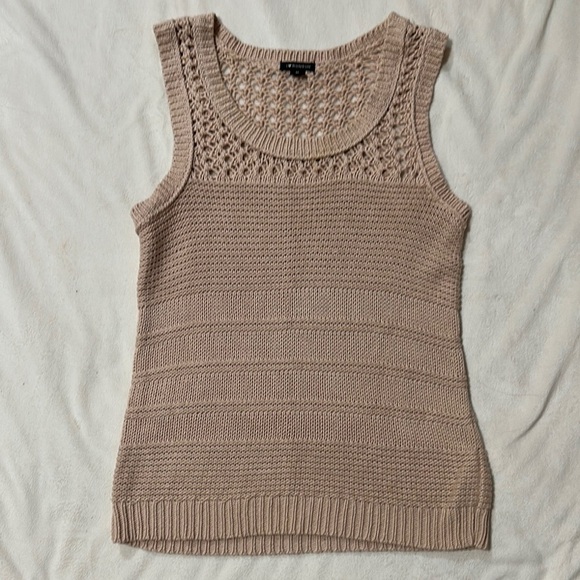 NWOT I love Ronson mauve pink Knit Sleeveless sweater vest top size M - Picture 1 of 3